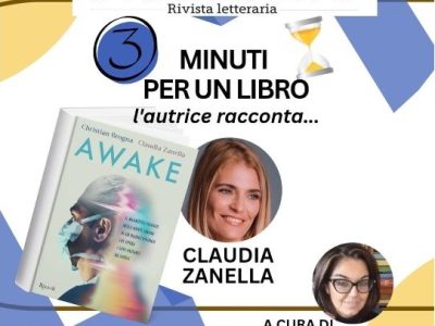 Claudia Zanella per “Awake” (Rizzoli, 2025) a “Tre minuti per un libro”, videopodcast a cura di Loredana&nbsp;Cefalo