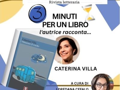 Caterina Villa per “Misurare il vuoto” (Lindau, 2026) a “Tre minuti per un libro”, videopodcast a cura di Loredana&nbsp;Cefalo
