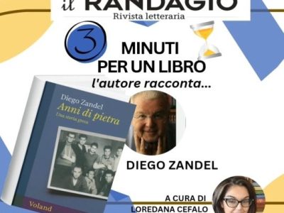 Diego Zandel, “Anni di pietra” (Voland, 2026) a “Tre minuti per un libro”, videopodcast a cura di Loredana&nbsp;Cefalo